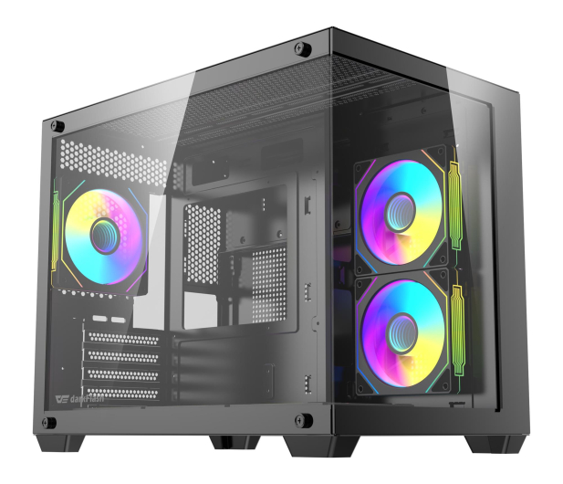 DarkFlash B275 PRO Black + 6 Fans - 1526246 - zdjęcie